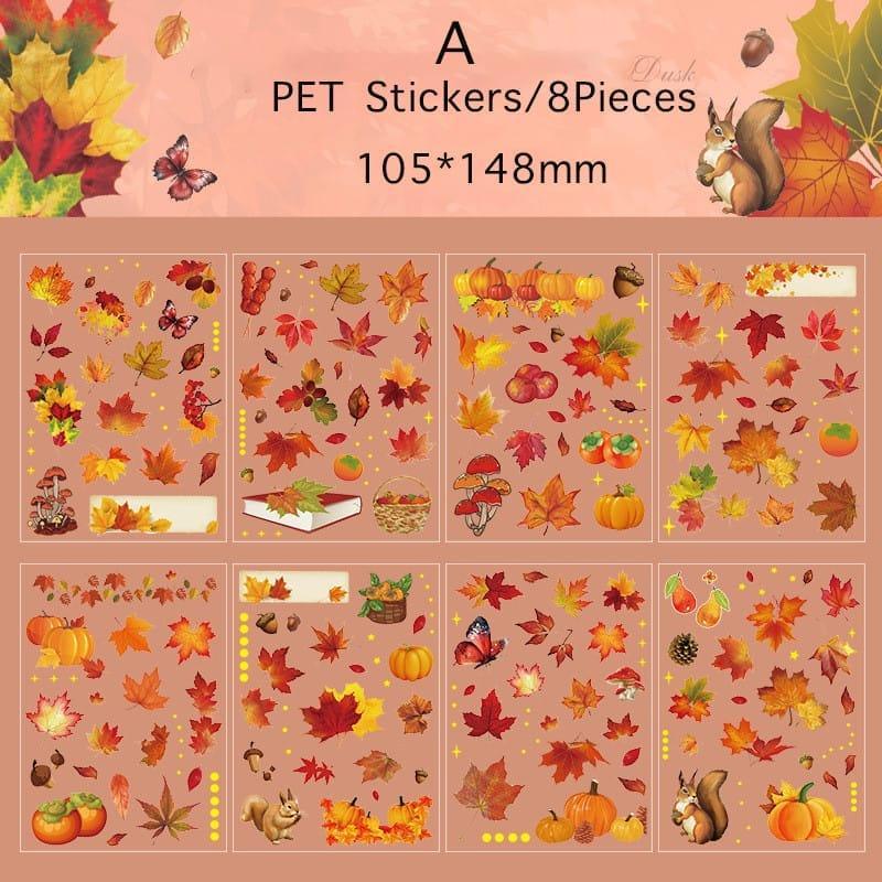 Natural dried flower Sheet stickers for Journaling & Resin (Pack of 8 pcs) - Image 11