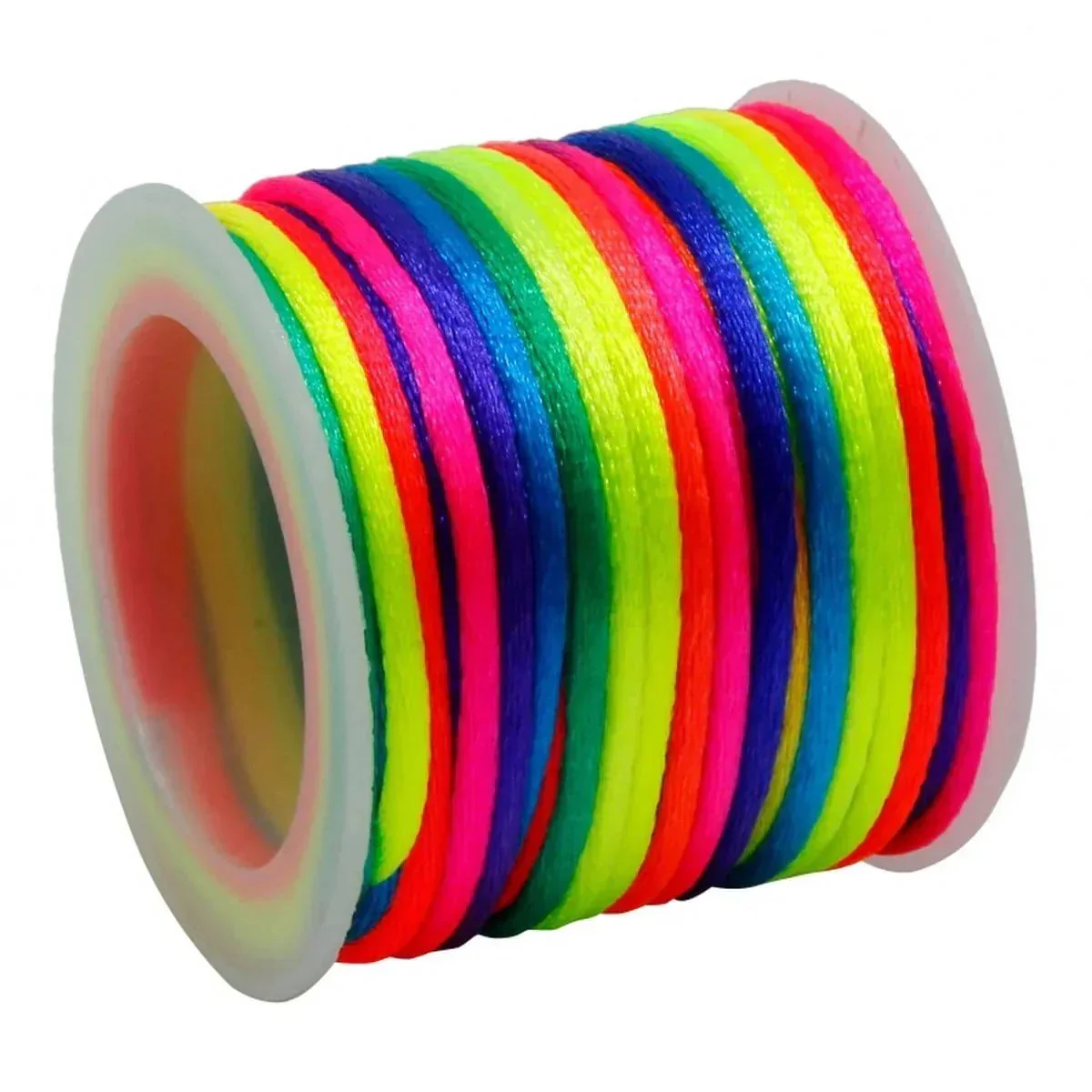 Neon Multi-colored Thread l Pack of 1 roll - Image 2