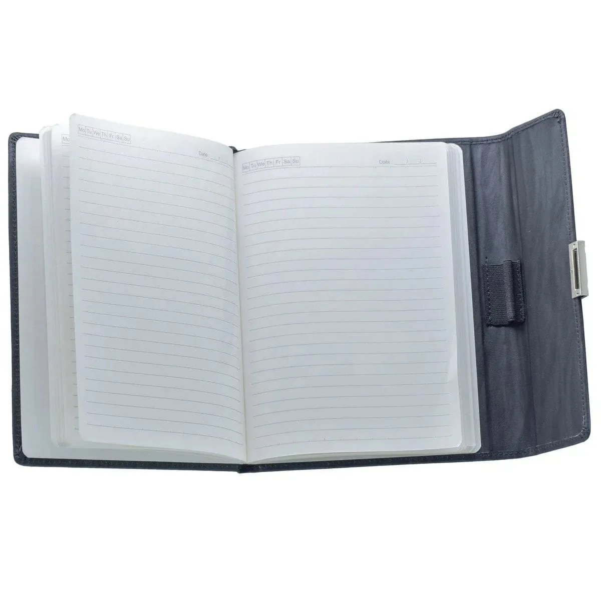 Corporate Leather Diary diary with lock I A5 Size I 180 Pages - Image 3