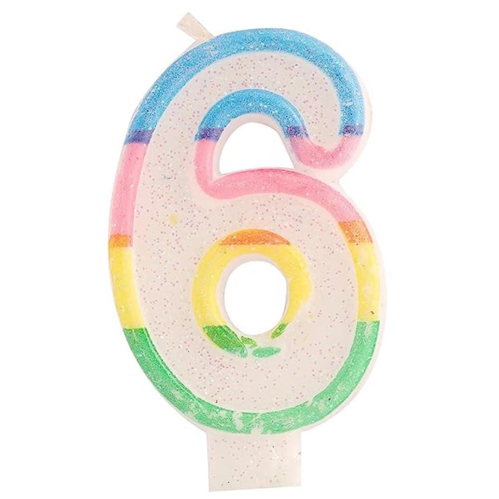 Number birthday cake candle - multicolor - Image 6