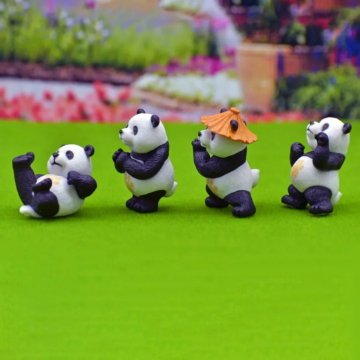 Panda Miniature Model | 4Pcs - Image 3