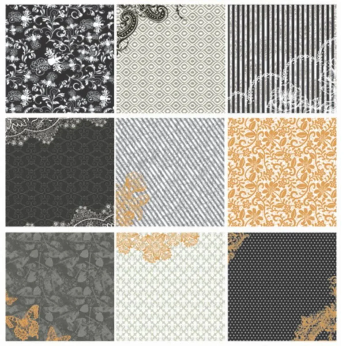 Designer Paper Pack for Scrapbooking and Greeting Cards 12x12 Inches - Image 2
