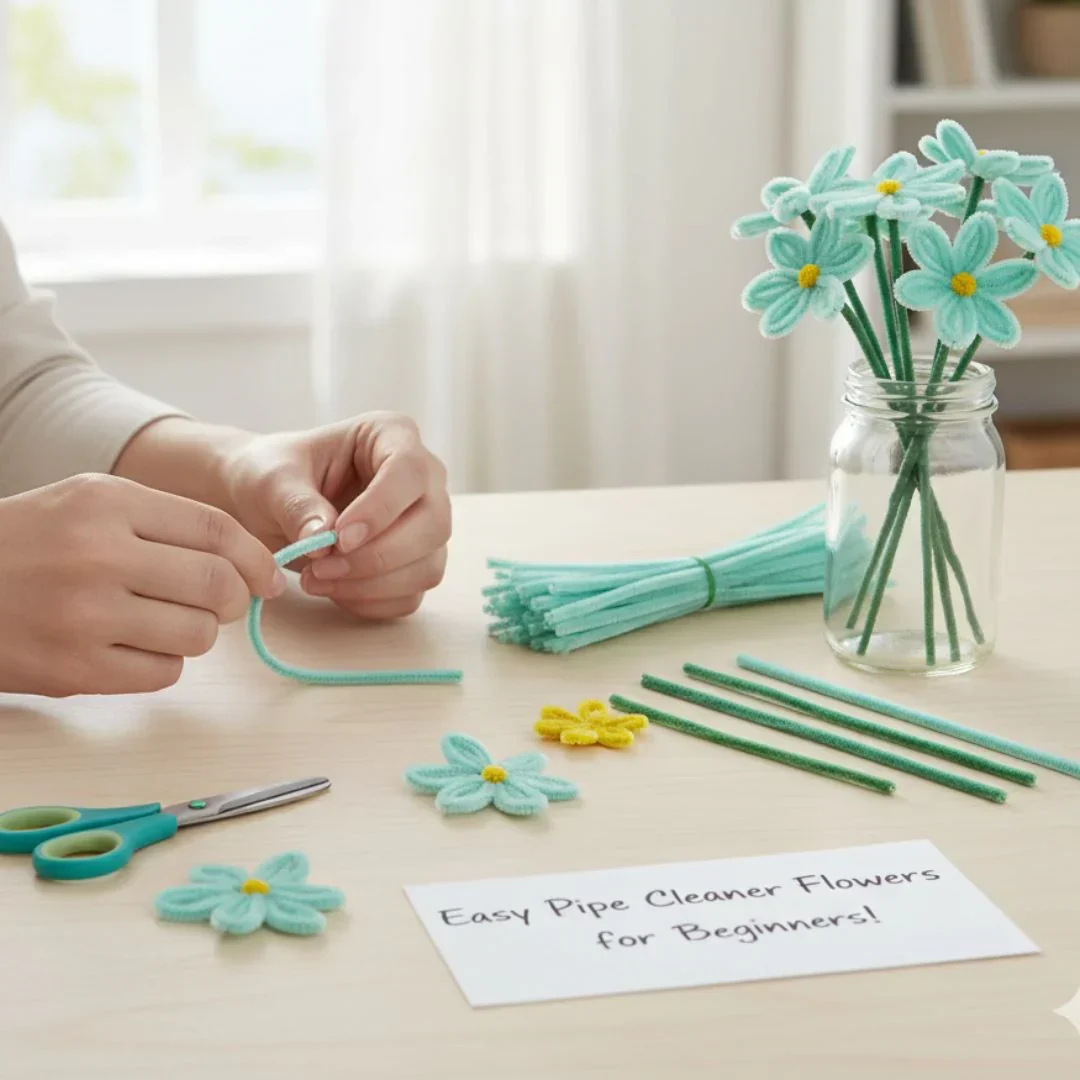 Pastel Green Pipe Cleaners Plain | 100 Pc Pack (PT13) - Image 5