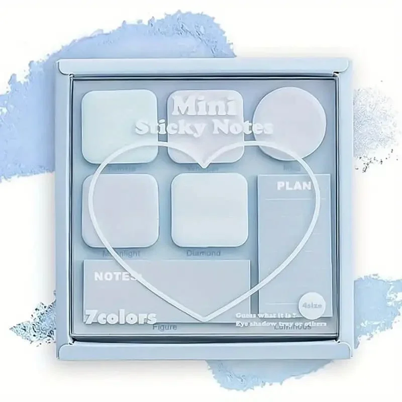 Pastel dreamy sticky notes box  I To do list planner notes I 210 Sticky Notes Sheets - Image 9