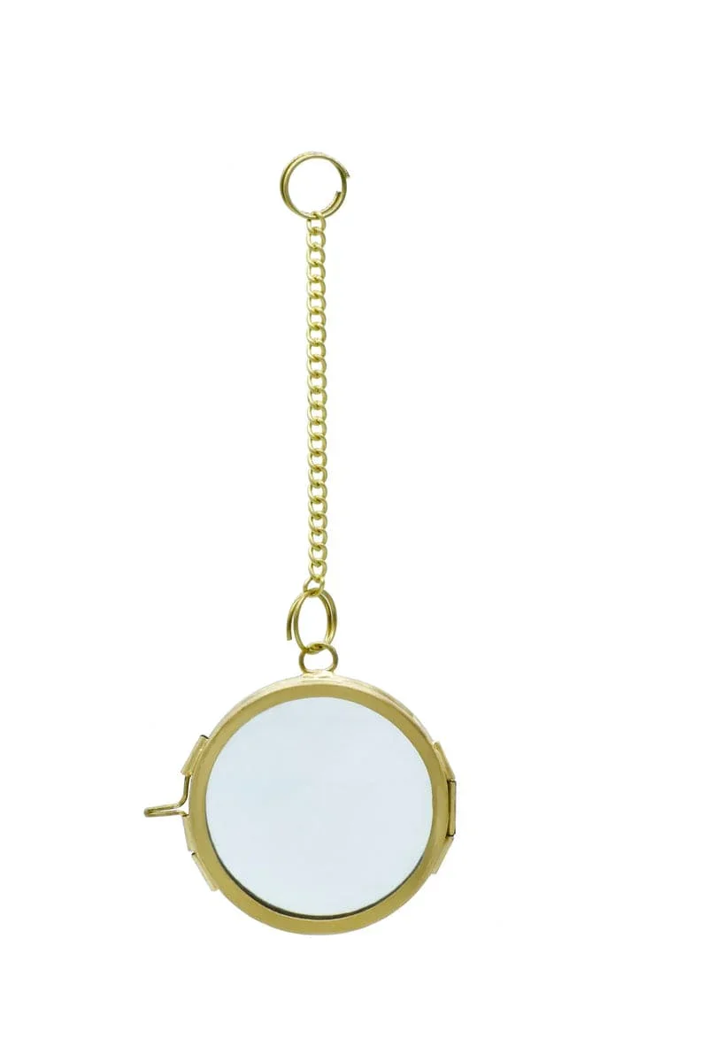 Photo Frame Brass Glass Round 2Inch PFBMR-2 - Image 2