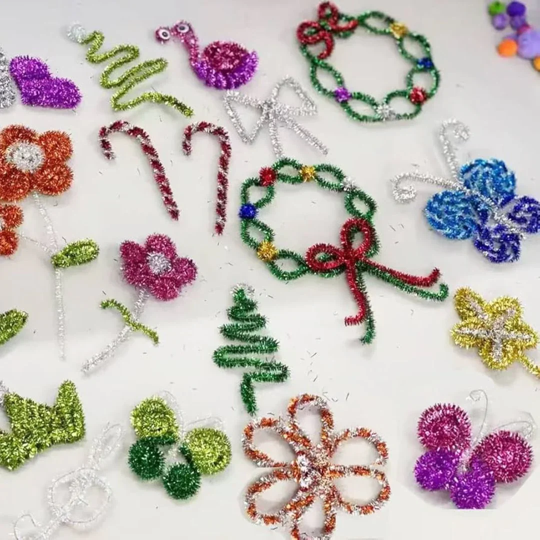 Pipe Cleaner glitter edition for Christmas decoration | Limited Edition - Image 3