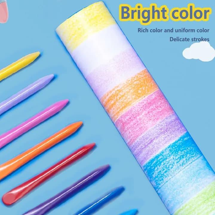 Premium Non-toxic Plastic Crayons l Return gifts l  Pack of 1 - Image 2