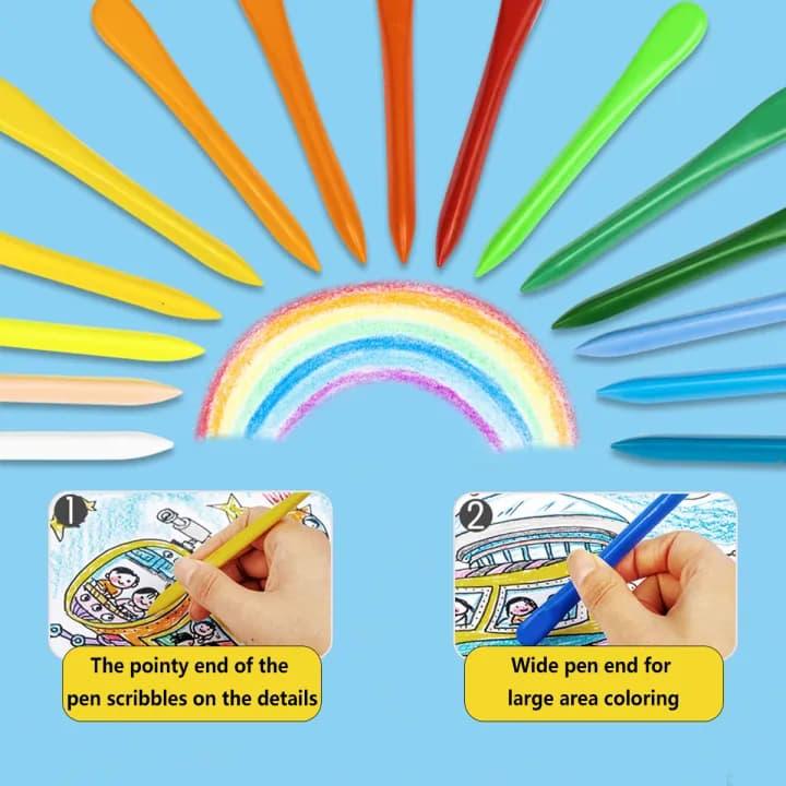 Premium Non-toxic Plastic Crayons l Return gifts l  Pack of 1 - Image 4