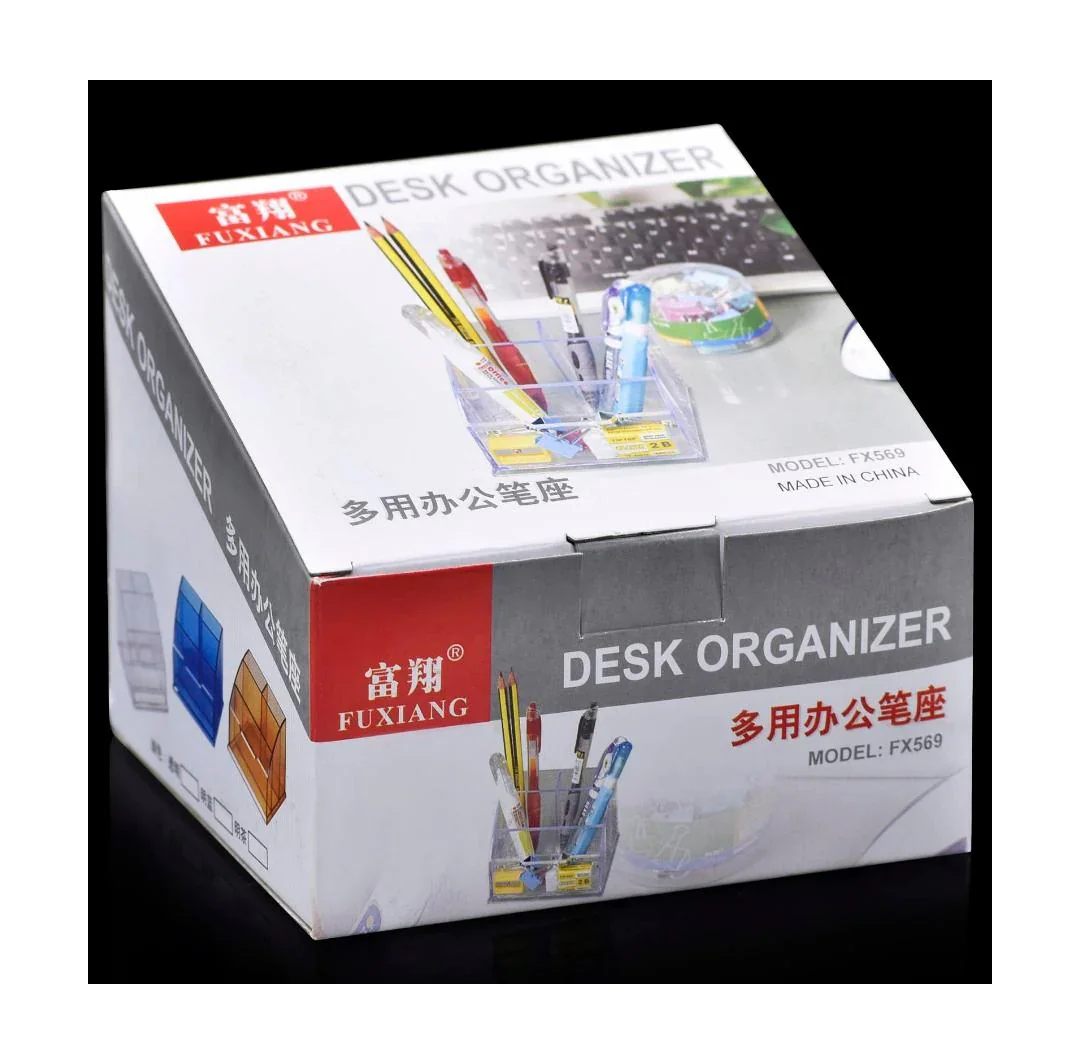 Plastic Pen Stand FX569 – Compact & Stylish Desk Organizer - Image 2