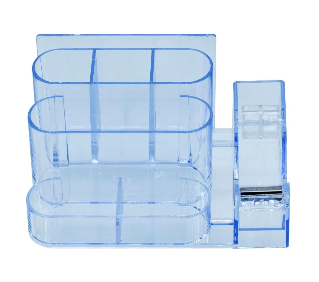 Plastic Pen Stand FX680 – Multi-Compartment Desk Organizer - Image 2