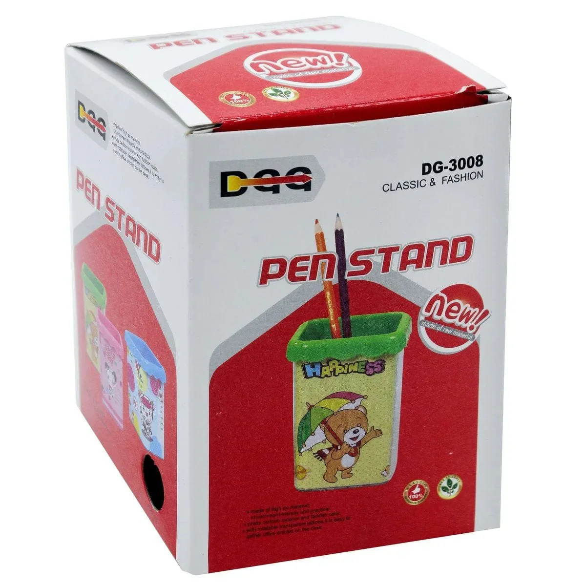 Plastic Pen Stand Square DG-3008 - Image 4