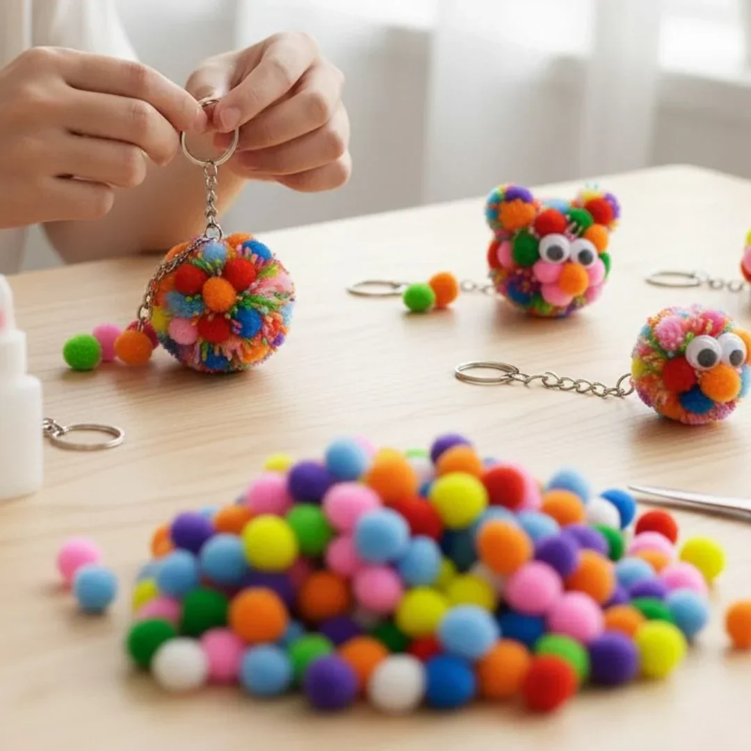 Pom Pom Ball Small 1mm 100pcs - Image 4