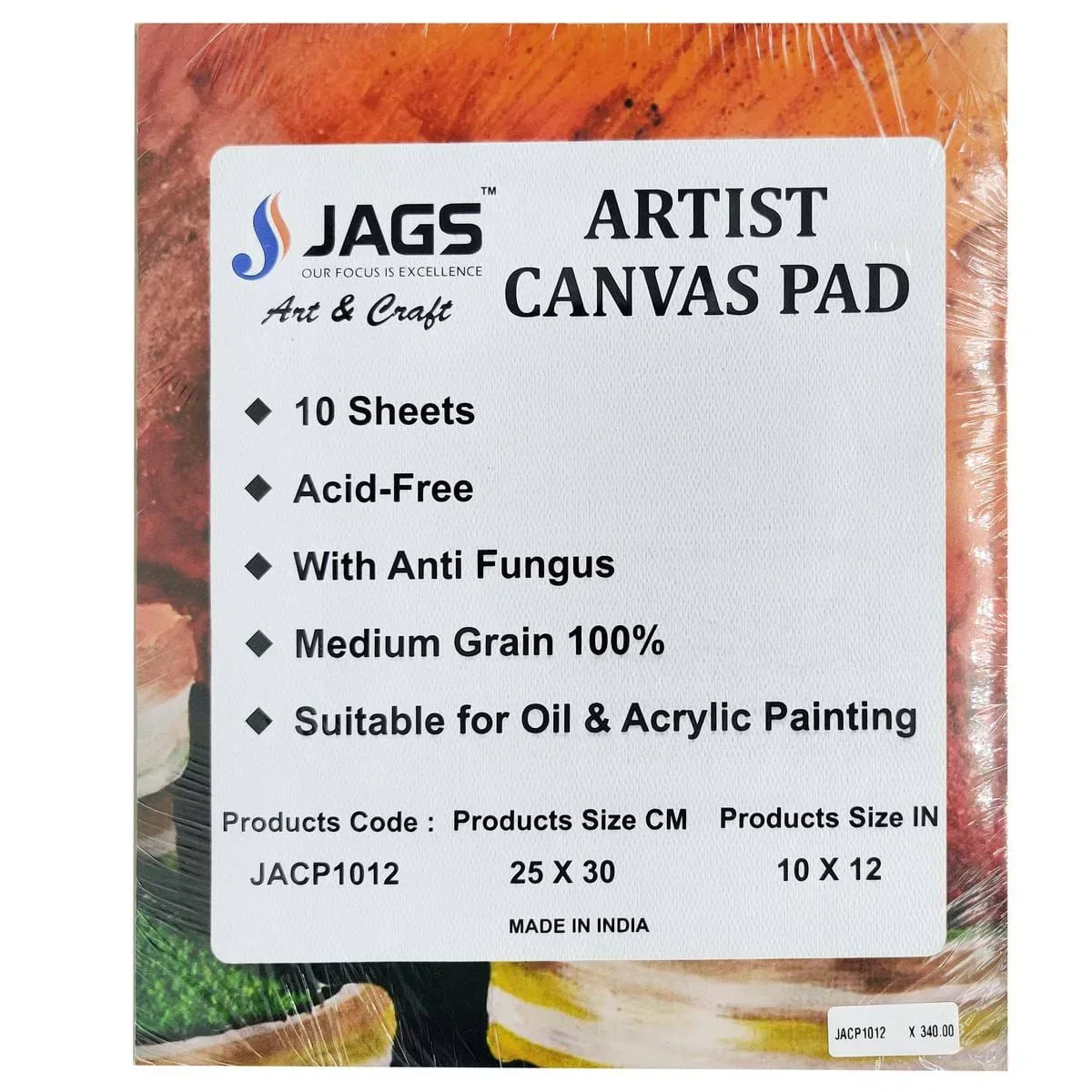 Premium Artist Canvas Pad - 10X12 Inch - Image 4