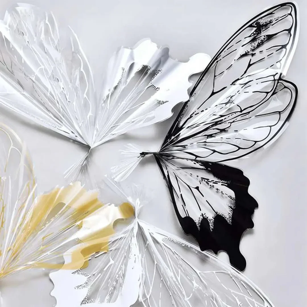 Premium Gold Butterfly Wing Wrapping Paper Sheets (Pack of 20 pair) | Gift Wrappers | Premium 2026 Edition - Image 4