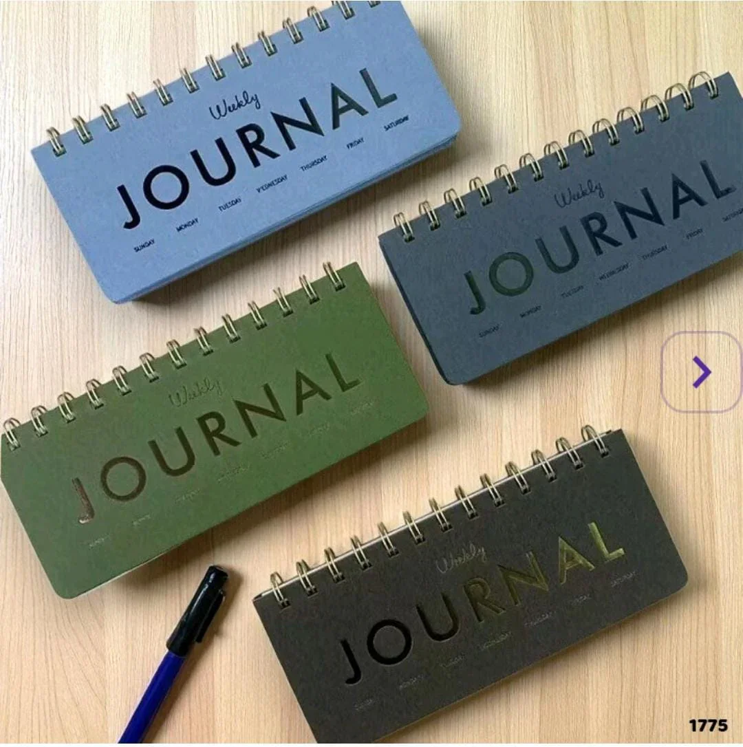 Premium Weekly Journal spiral notepad diary for 2026 l 80 pages l Pack of 1 - Image 6