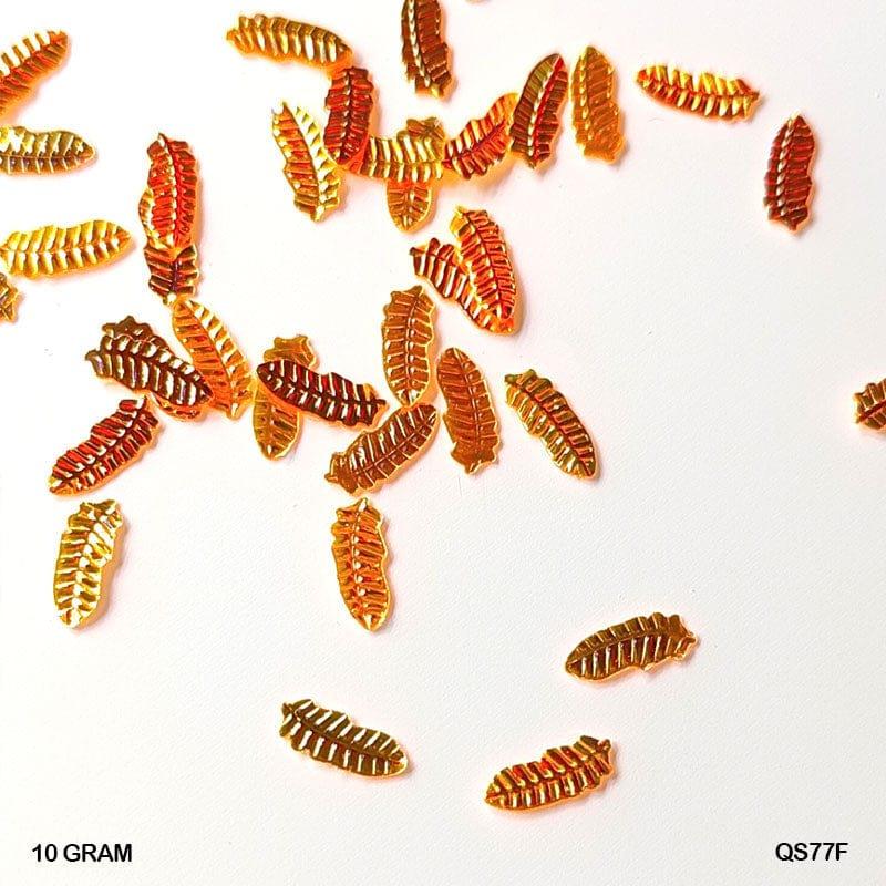 10Gm Sequins Ss Leaf       Code  Qs77F