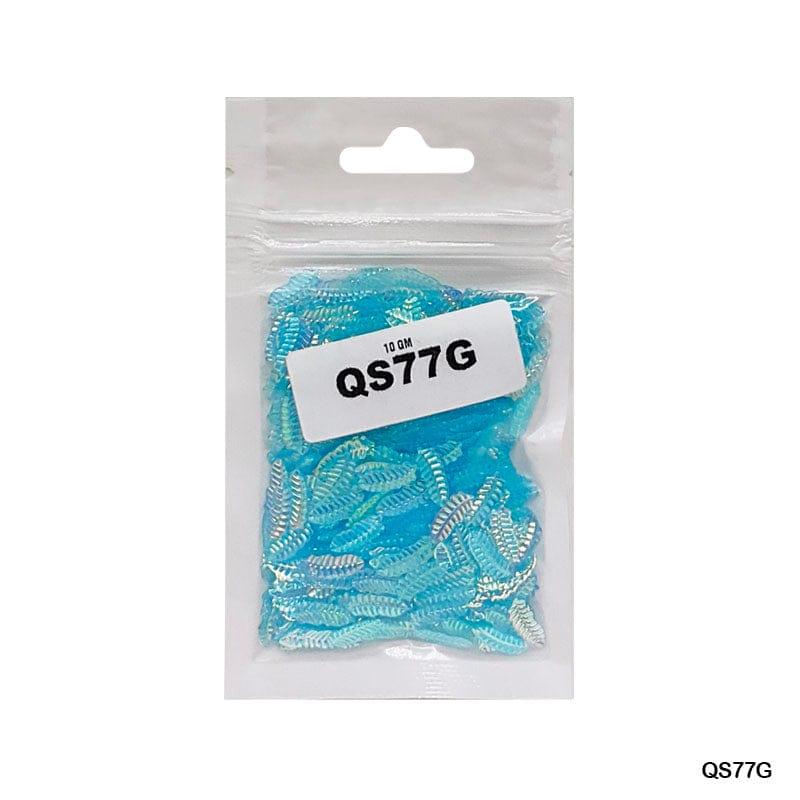 10Gm Sequins Ss Leaf       Code  Qs77G - Image 2