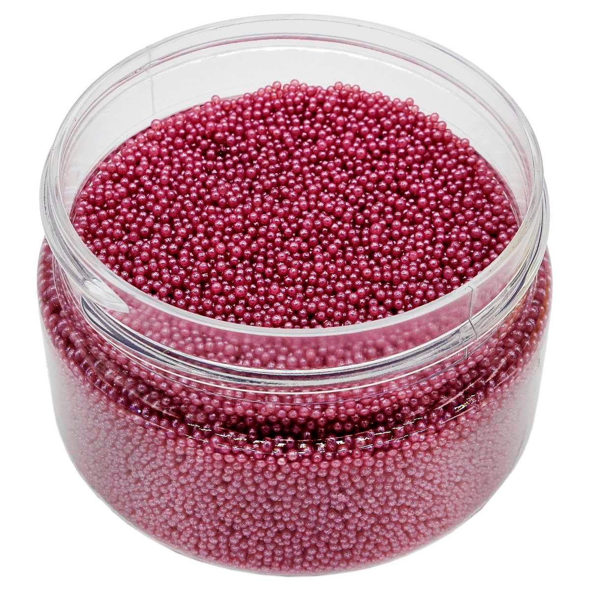 Red Micro Mini Pearl Beads 45gm - Image 2