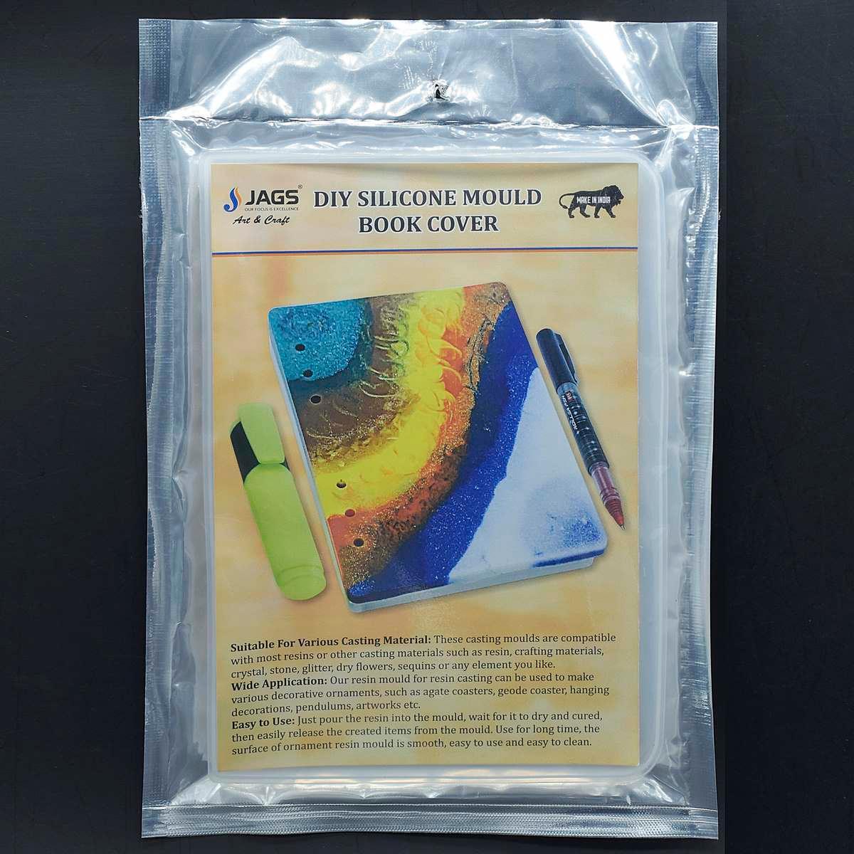 Resin book cover mould, Resin notebook mould- A5 size (Contain 1 Unit) - Image 4