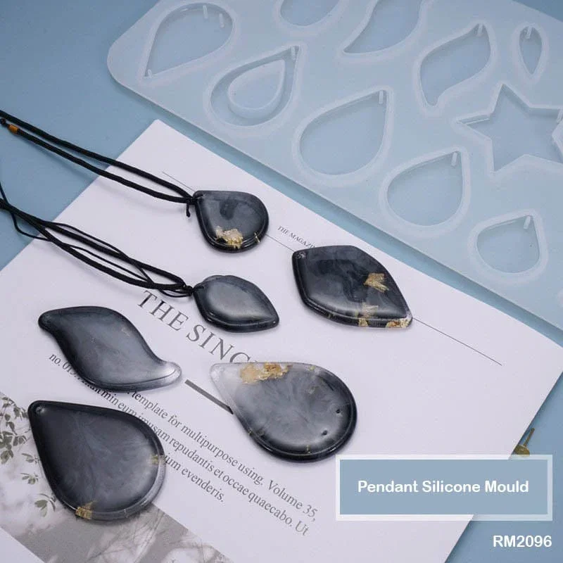 Large Teardrop Earring & Pendant Silicone Mould for Resin