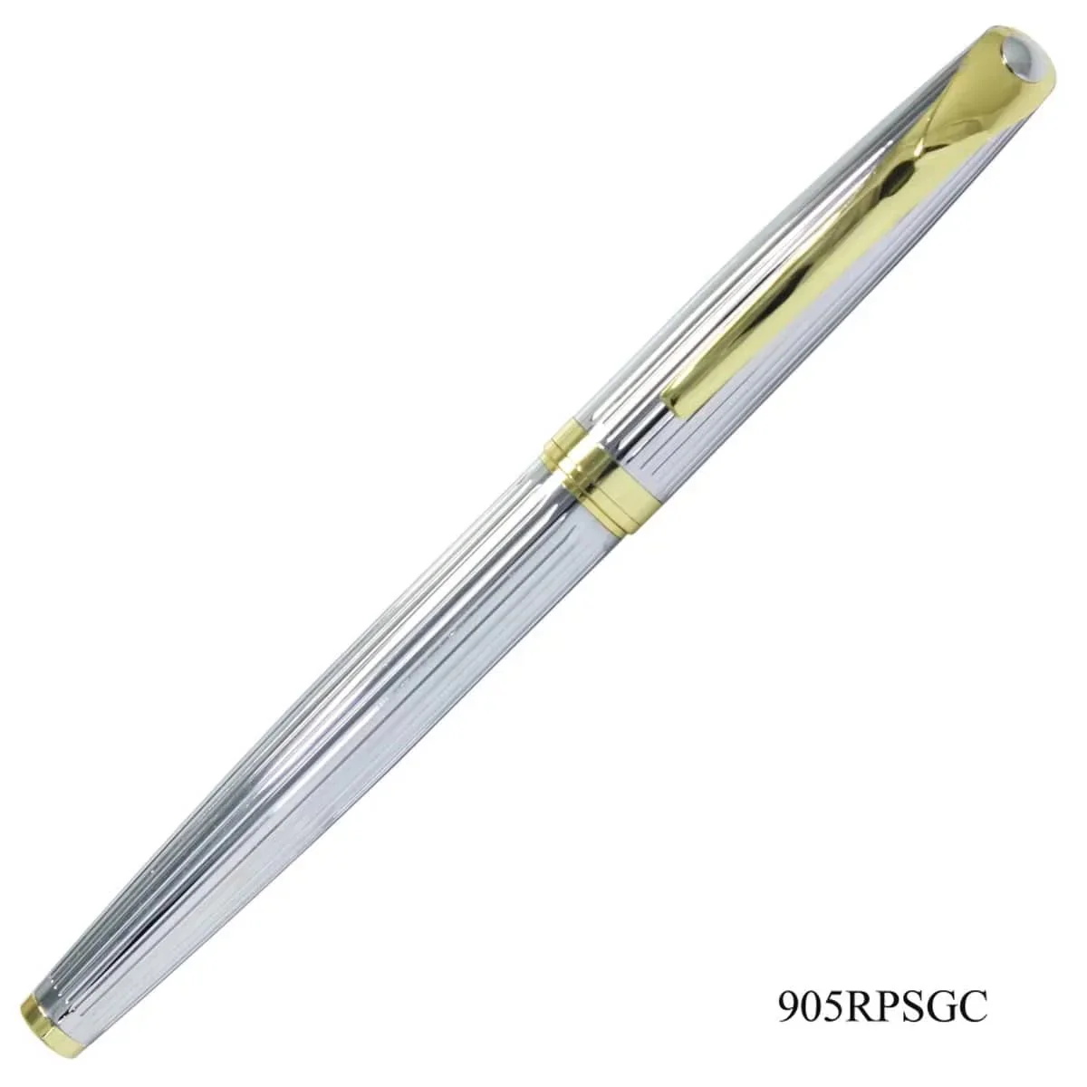 Roller Pen Silver Golden Clip