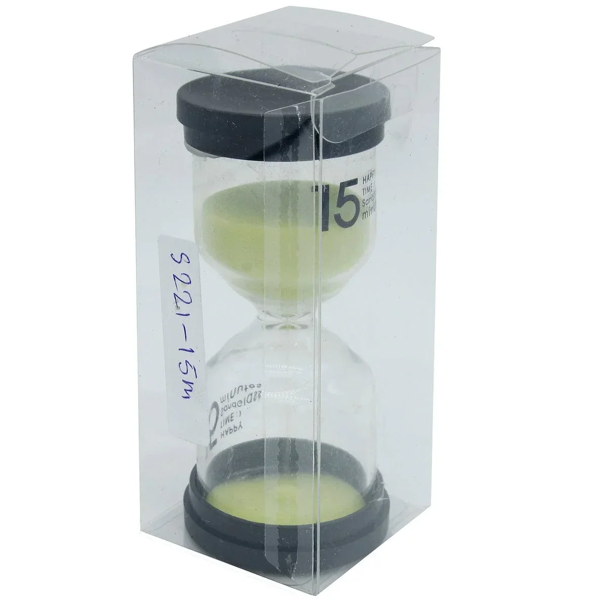 Sand Timer Plastic Round Glass 15 Minute A-11715M - Image 8