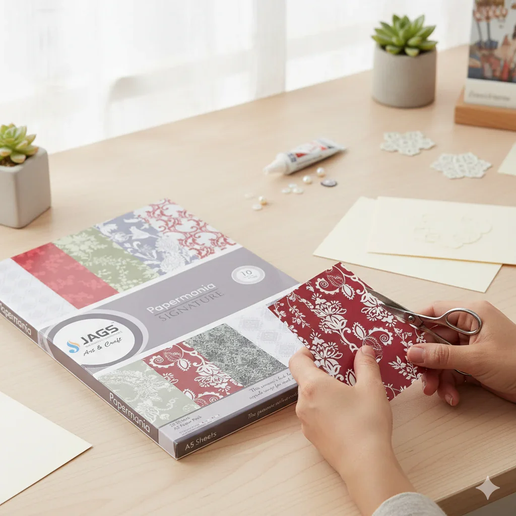 Scrapbooking paper packs ,printed greeting papers of Paper Jags A5 Signature-10D SEA5X30 - Image 3