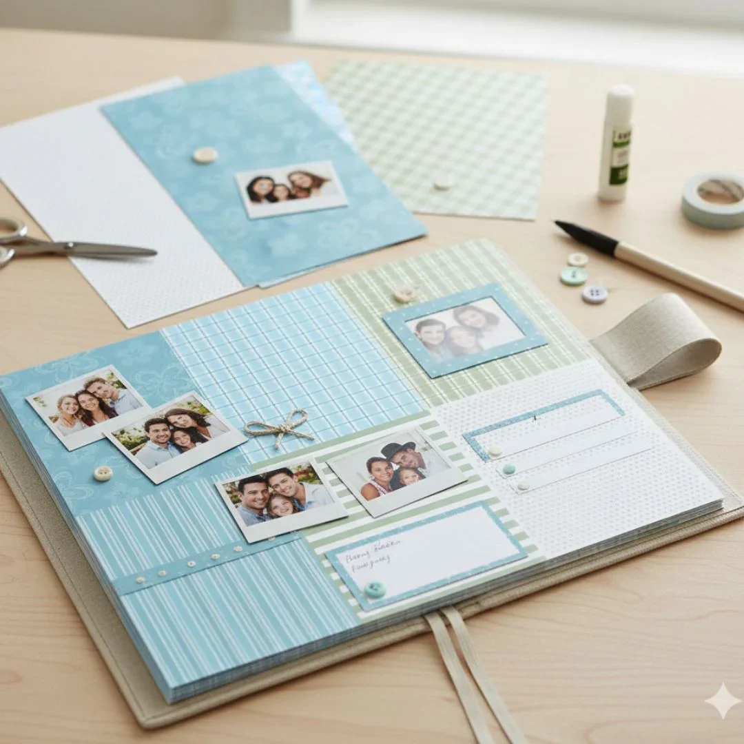 Scrapbooking paper packs ,printed greeting papers of Paper Jags A5 W&M -16D WMSA5X32 - Image 5