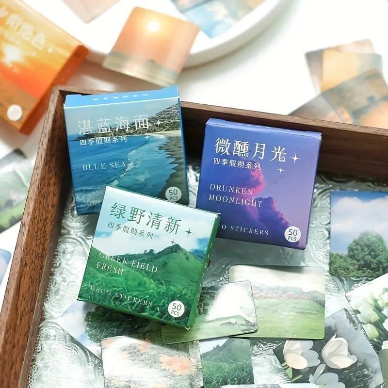(300 pcs) Premium washi collage stickers for Journals| Journaling and scrapbooking sticker - Image 3