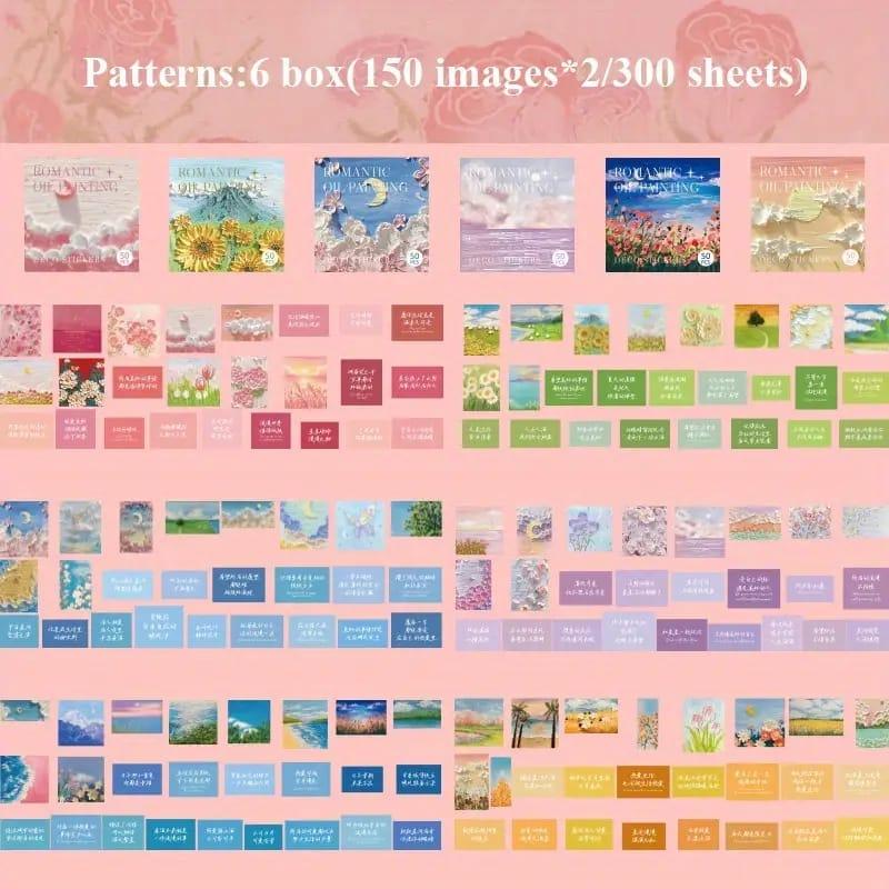 (300 pcs) Premium washi collage stickers for Journals| Journaling and scrapbooking sticker - Image 8