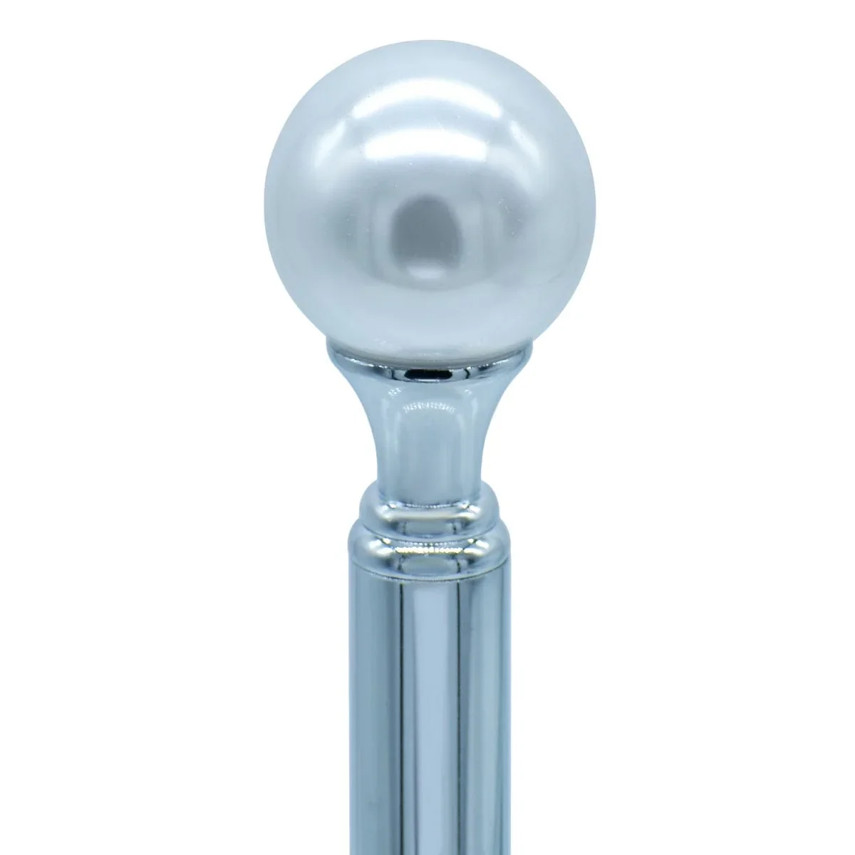 Silver Ball Pen With Fancy Top Peral  Beads - Image 4