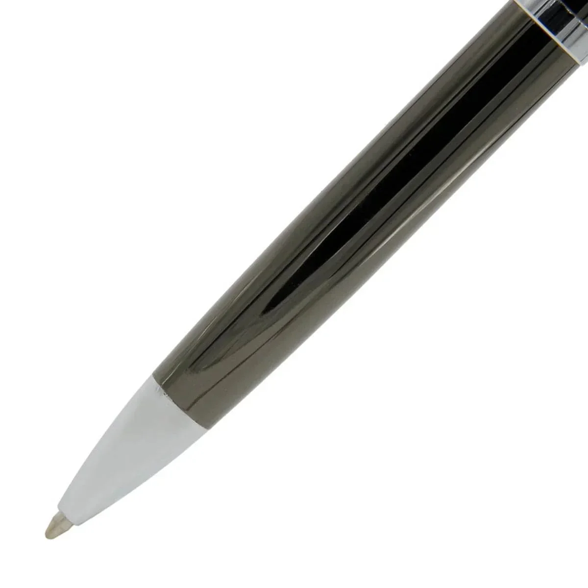 Silver Clip Ball Pen Black Gun Mate - Image 2