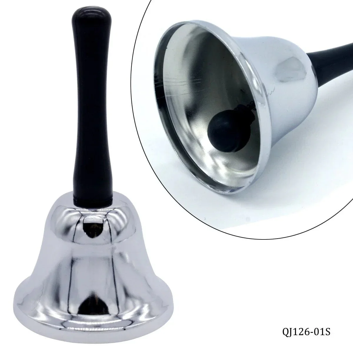 SilverTone: Medium Silver Office Call Bell - Professional Communication with Sleek Simplicity - Image 8