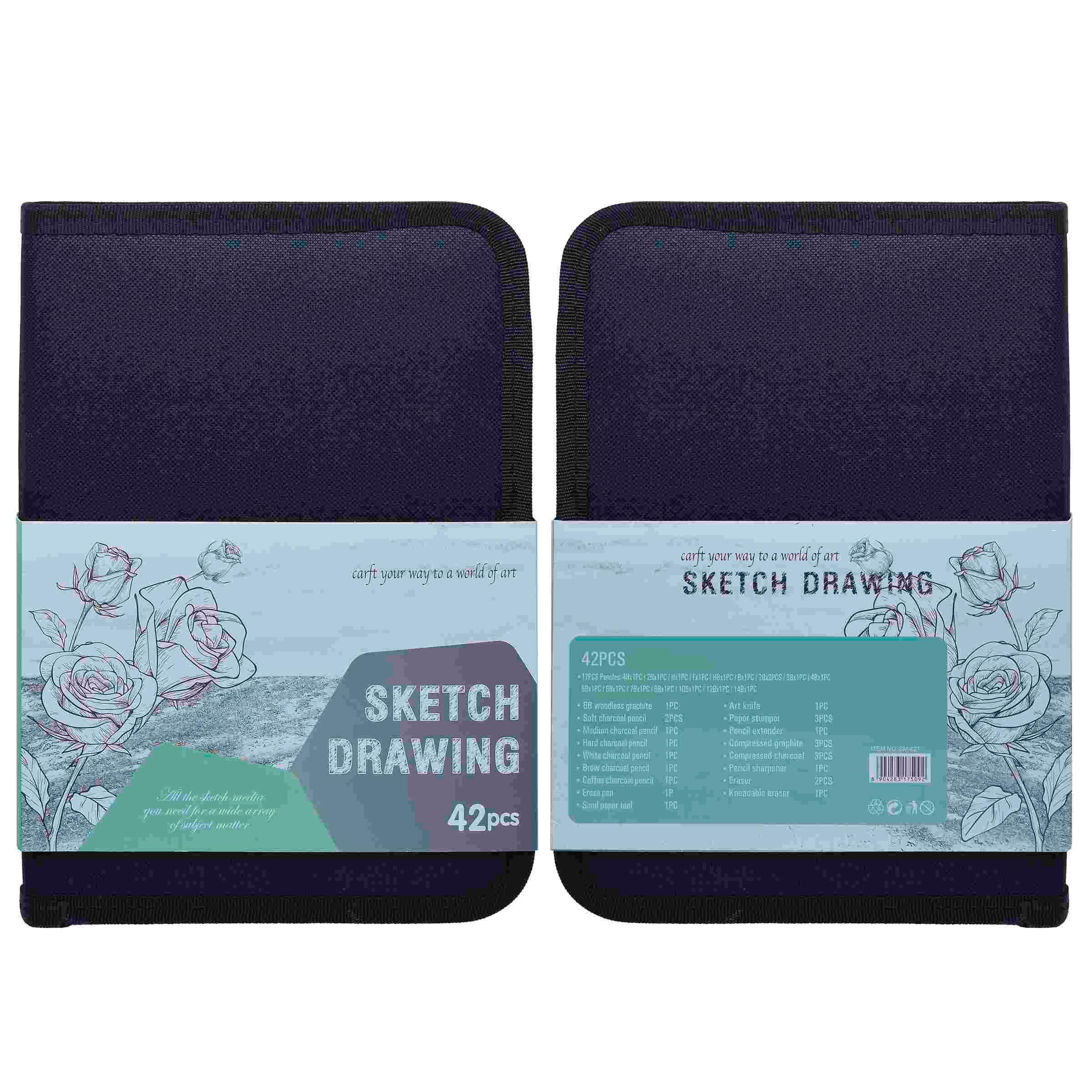 Premium Sketch Drawing Kit l Pack of 42 pcs - Image 2