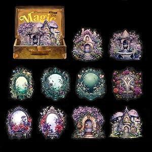 Retro Mysterious Magic Box Sticker 20Pc(pack of 1) Code-Smmh003 - Image 6
