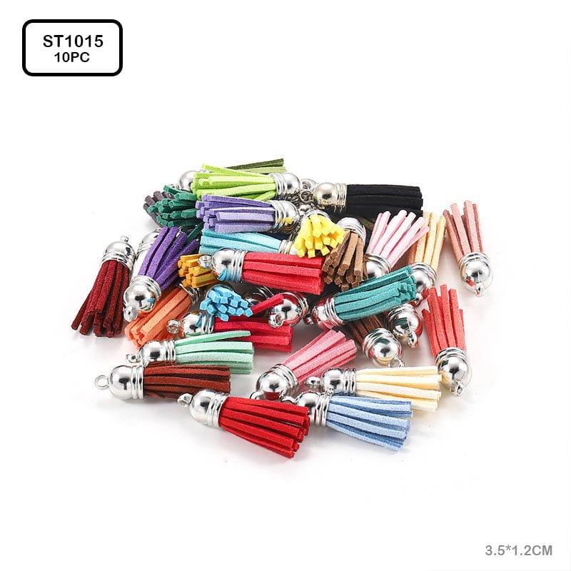 Tassel 10Pc Silver Jewellery Making N Craft