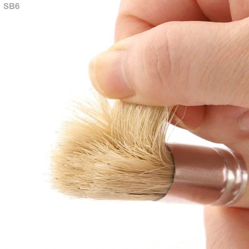 Stencil Brush Set - Round Bristles for Precise Application (6 Pieces) - Image 2