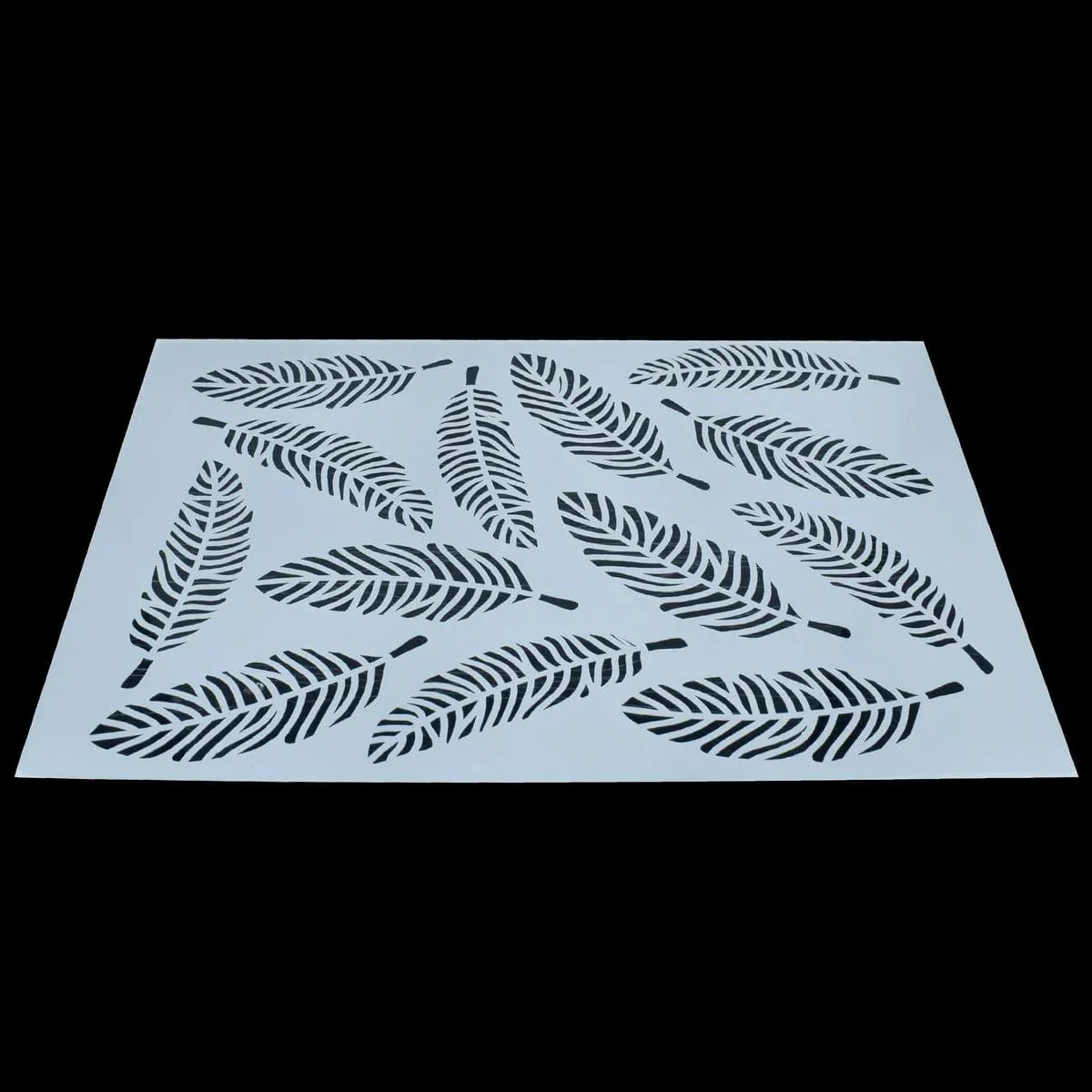 Drawing Stencil Plastic A4 Big Leaf Design - Image 2