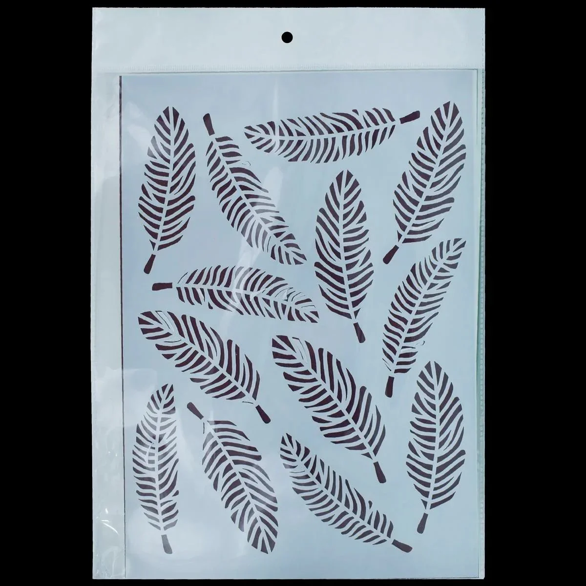 Drawing Stencil Plastic A4 Big Leaf Design - Image 7