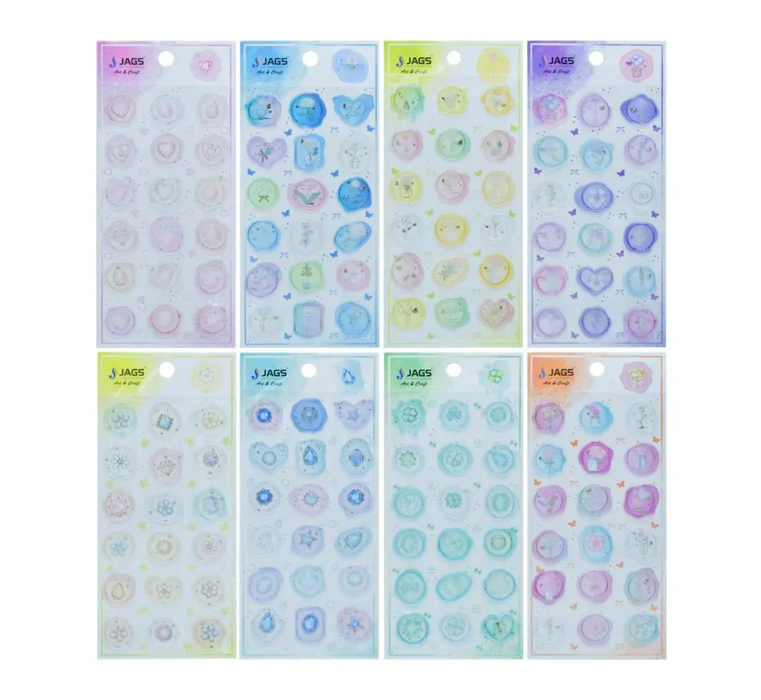 Sticker Transparent Seal Wax Stamp ZW-BY - Image 3