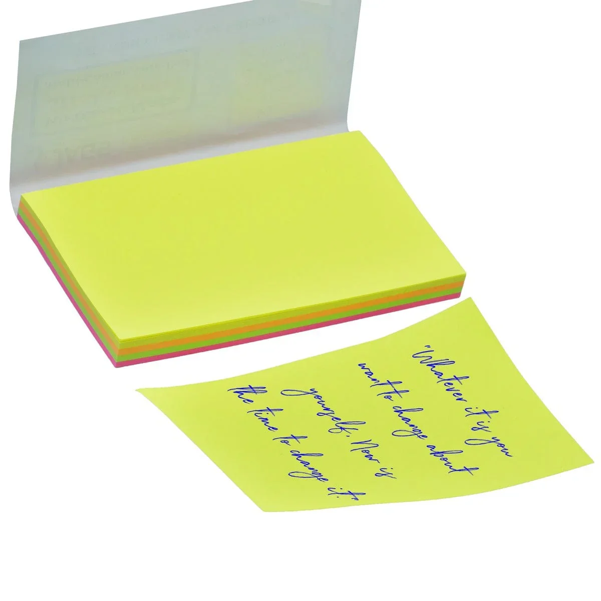 Sticky Note Pad | Neon | Multi Colour | (100Sheet) (3X5Inch) - Image 2