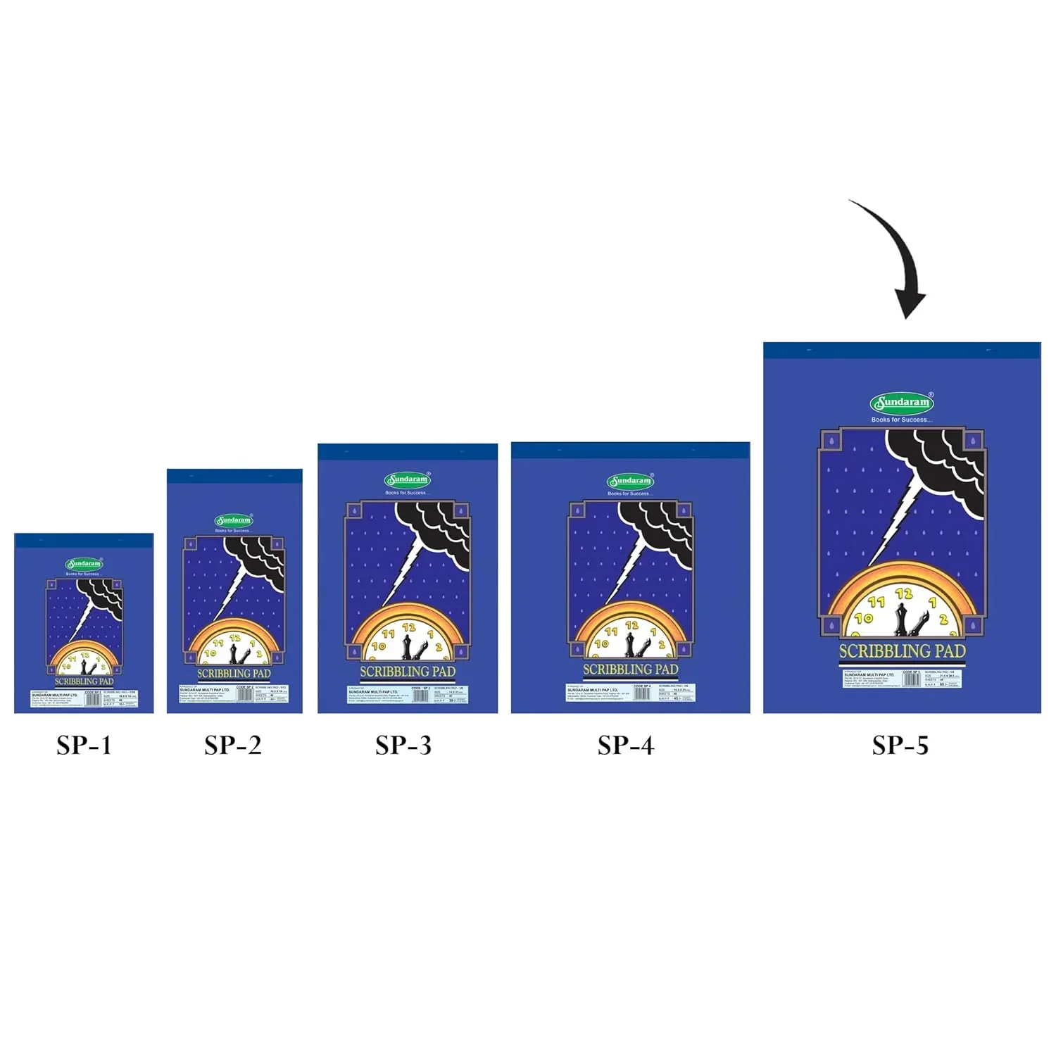 Sundaram Premium Scribbling Pad for Office & Personal Use - Image 3