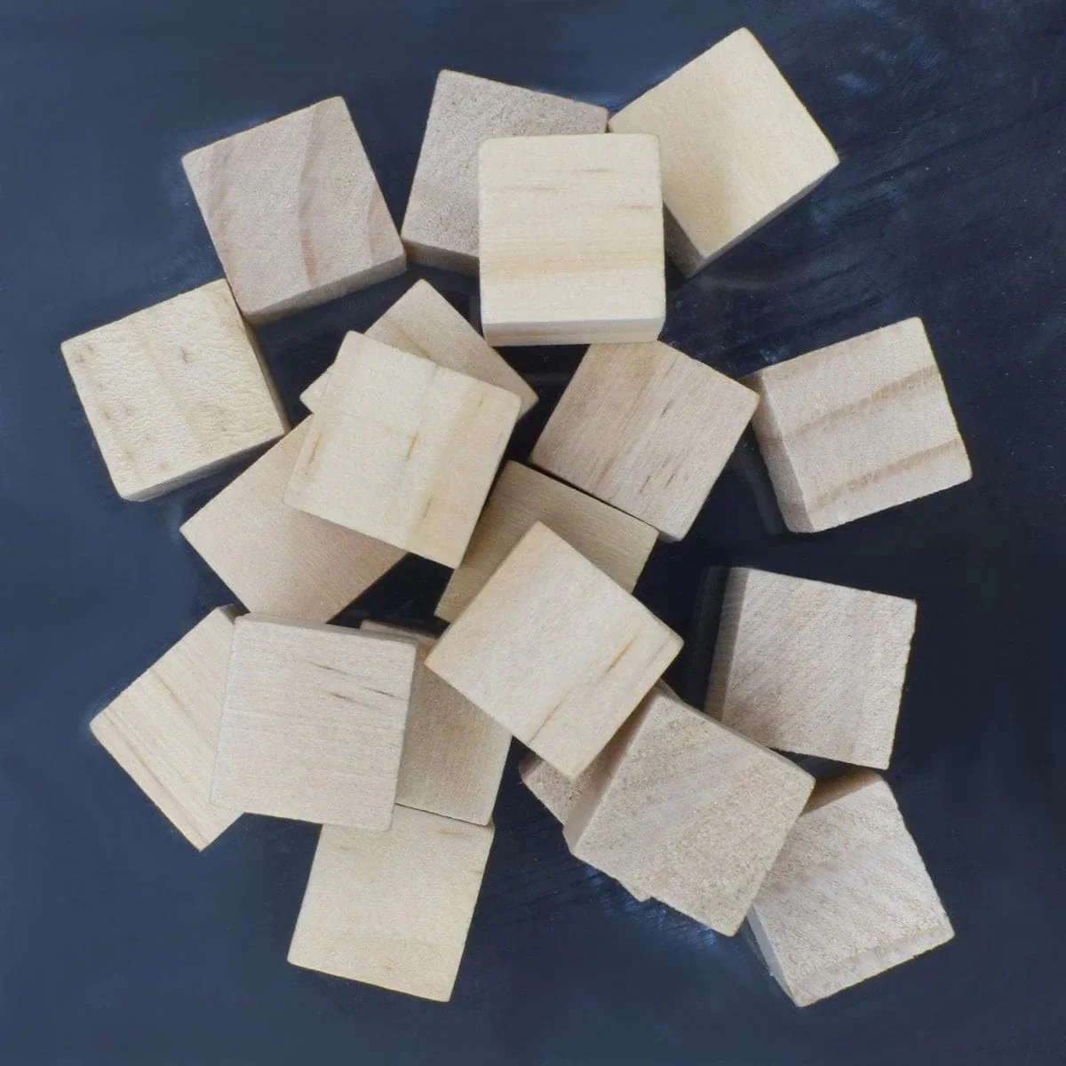(Super Sturdy) Wooden block Square 1.5 cm 20 Pieces - Image 3