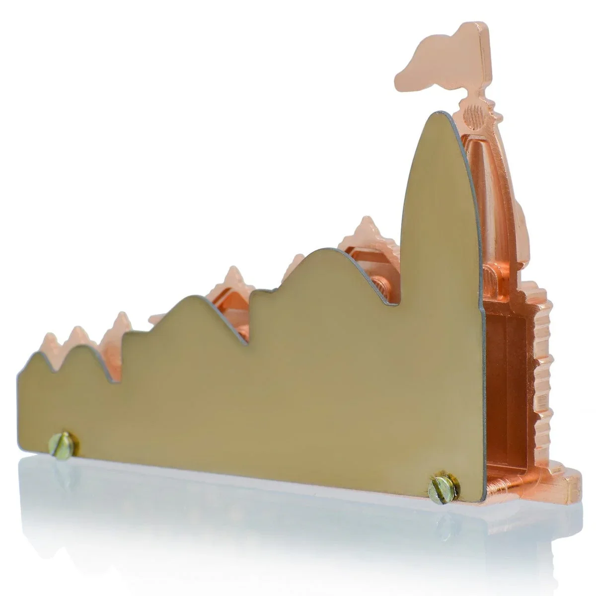 Table Top With Card Holder Ram Mandir Rose Gold TT690RGD - Image 3