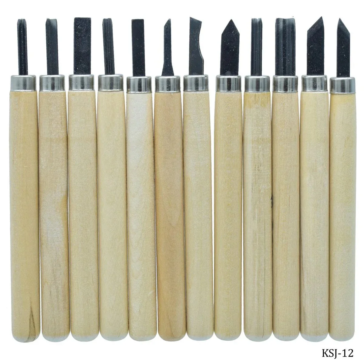The Ultimate Knife Carving Set Wooden 12pcs Box Set for All Your Carving Needs - KSJ-12
