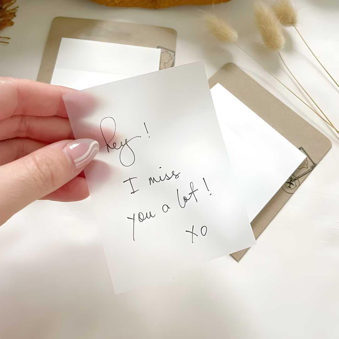 (Buy 1 Get 1 Free) Transparent sticky notes 3X3 inches (Pack of 50-80 sheets) - Image 3