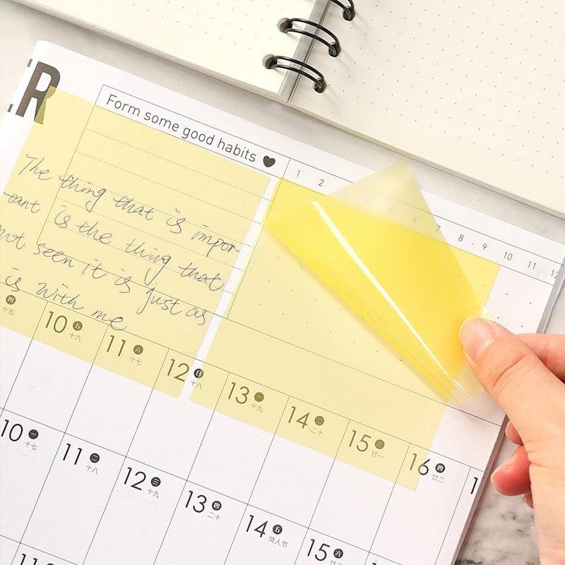 Pastel Transparent Sticky Notes - 50 sheets- 3inch x3inch - Image 10