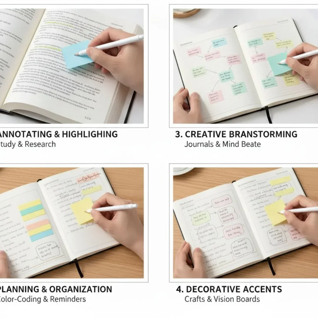 Pastel Transparent Sticky Notes - 50 sheets- 3inch x3inch - Image 12