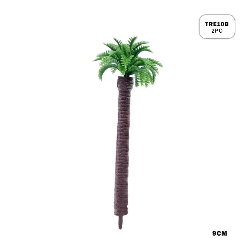 Miniature Palm Trees for Tropical Dioramas & Crafts (2pcs) Pack of 1 - Image 2
