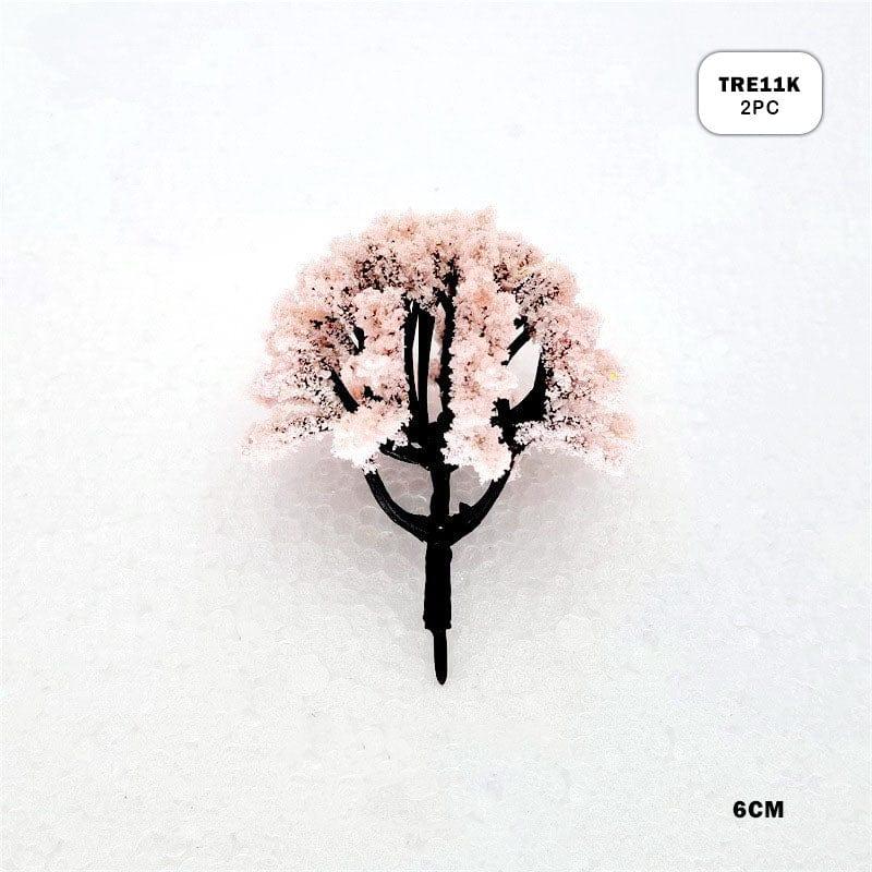 Miniature Blossom Tree Pink | Decorative Model (2pcs - Image 2